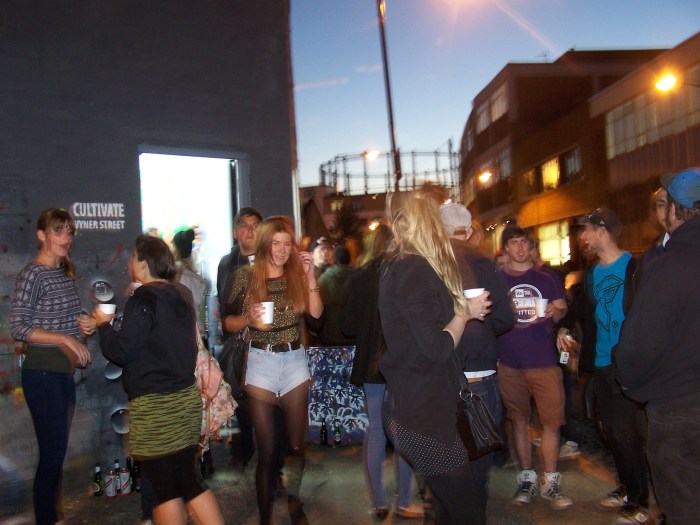 AND ON A LESS QUIET NIGHT ON OUR CORNER....