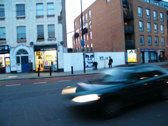 Caught in thr act on Cambridge Heath Road, London E2