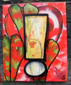 Red exclamation layer..