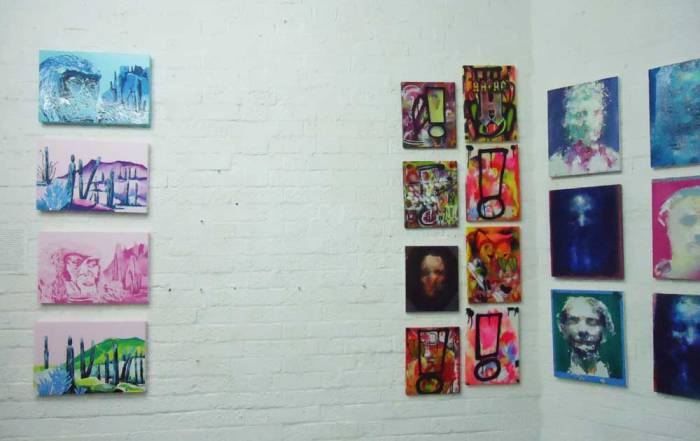 DAY ONE - EMPTY WALL SPACE AWAITING A RE-UP