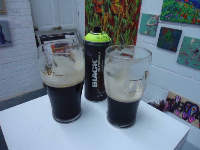 Will paint for Guinness