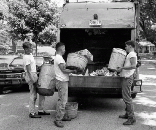 Shorewood Hills WI garbage truck