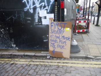 First Saturday, we'll have time to make a sign for next month....