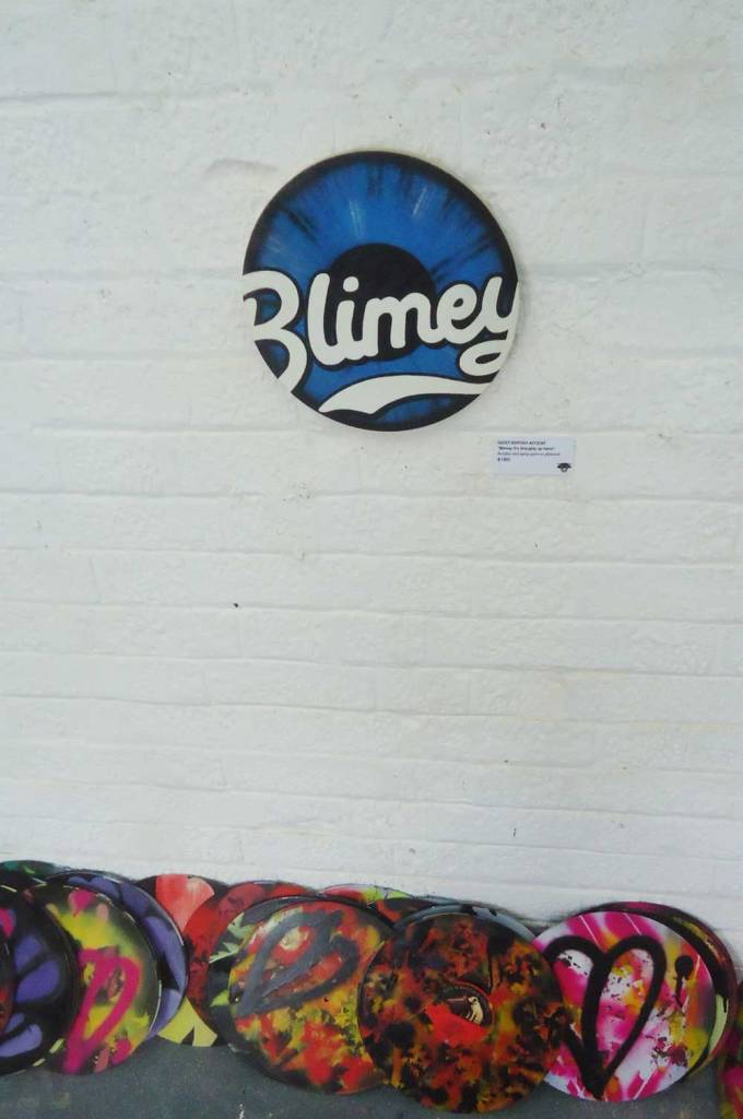 Blimey, QUIET BRITISH ACCENT, and some Sea n Vinyl work in progress for the Art Car Boot Fair