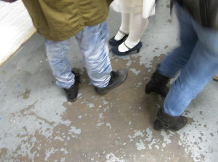 Shoes in the gallery