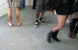 Shoes in the gallery